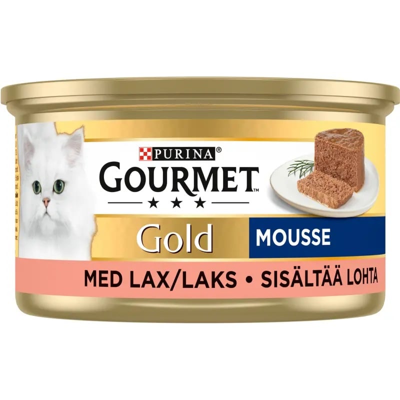 Gourmet gold lohi mousse kissanruoka 85g